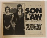 Son In Law Tv Series Print Ad Vintage Pauly Shore TPA4 - $5.93