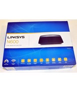  Linksys - N600 (E2500-NP) Dual Band Wi-Fi Router - Black - £11.82 GBP