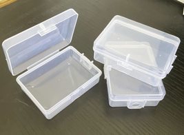 FNRQ 12 Packs Small 2.6 X 1.9 X 0.9inch Clear Plastic Storage Containers... - £7.02 GBP