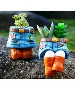 Two (2) Polyresin Planters ~ Indoor/Outdoor Flower Pots ~ 1-Standing 1- ... - €34,44 EUR Two (2) Polyresin Planters ~ Indoor/Outdoor Flower Pots ~ 1-Standing 1- ... - €34,44 EUR