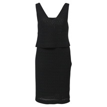 Missoni V-Neck Dress In Rayon Women Black Size 38 - £121.18 GBP