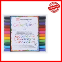 12 Color Water-Based Calligraphy Pens with Dual 2mm &amp; 3.5mm Tips - Made ... - $668.91 MXN