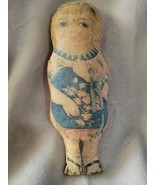 8” Antique Stuffed Rag Doll - £35.11 GBP