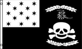 3&#39;x5&#39; War of 1812 American FLAG, tread gadsden tea party skull snake pirate joll - £3.83 GBP