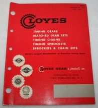 Vintage 1961 CLOYES Timing Gears &amp; Chains CATALOG No. 561 Automobiles Tr... - £27.62 GBP