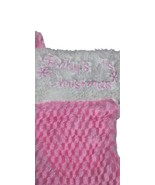 Baby&#39;s 1st Christmas Stocking - Embroidered Pink 12” New Keepsake Gift - $180.48 MXN