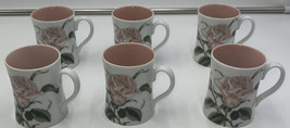 6-  Vintage Fitz and Floyd Summer Rose Mugs Set - £78.25 GBP