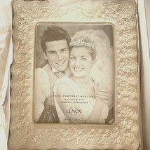 Vintage Lenox Wedding Promises Collection Picture Frame 8x10 photo ivory gold - £81.70 GBP