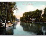 Scene on Rocky River Lakewood Ohio OH DB Postcard N21 - £2.31 GBP