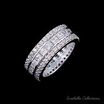 Color: Crystal Clear Stones,Size: 10 - LUMINA Pure & Pink Banquet Rings - $65.49