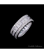 Color: Crystal Clear Stones,Size: 10 - LUMINA Pure &amp; Pink Banquet Rings - $89.57 CAD