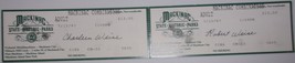 Vintage Two Used Tickets For Mackinac State Historic Parks - $1.99