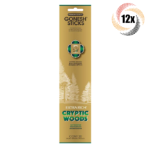 12x Packs Gonesh Extra Rich Cryptic Woods Incense Sticks | 20 Sticks Per Pack - £23.16 GBP
