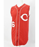 Cincinnati Reds Jersey Vest Teamwork Athletic Apparel Medium Vintage - $60.86 CAD