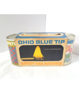 Vtg Ohio Blue Tip Safety-Can Matches in Orig Packaging Saul Bass Design ... - $2,245.66 MXN