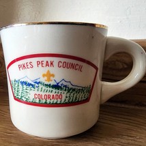 Vintage Boy Scouts of America Pines Peak Council Colorado Mug Cup BSA 3 ... - $9.47