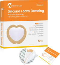 Sacrum Silicone Foam Dressing, Bordered Silicone Adhesive Foam Bandage, ... - $38.99