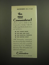 1960 Hotel Commodore Ad - The new Commodore! - £11.79 GBP