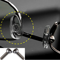 5 Pairs Eyeglass Nose Pads SCREW ON  High Quality Soft Silicone US Seller!! - $4.79