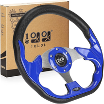 10L0L Golf Cart Steering Wheel for Yamaha, EZGO TXT/RXV/Valor, Club Car - $1,549.48 MXN