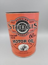 Sturgis Motorcycle Classic Apparel Motor Oil Bank with Plastic Lid Official - $9.08
