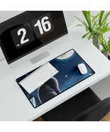 Celestial Cat Desk Mat, Cosmic Office Mouse Pad, Workstation Accessory, ... - $40.71 CAD