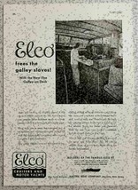 1947 Print Ad Elco Boats with Galley-on-Deck Electric Boat Co. Bayonne,NJ - £7.24 GBP