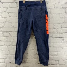 Nike Sweatpants Boys Sz XS Joggers Blue Neon Orange - £9.49 GBP