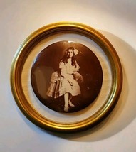 Antique Gold Gilded Framed Picture Young Woman Camilla Dobins New Jersey... - $30.58