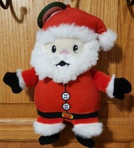Merry and Bright Santa Clause Grunting Plush Dog Toy Winter Christmas Ho... - $6.90