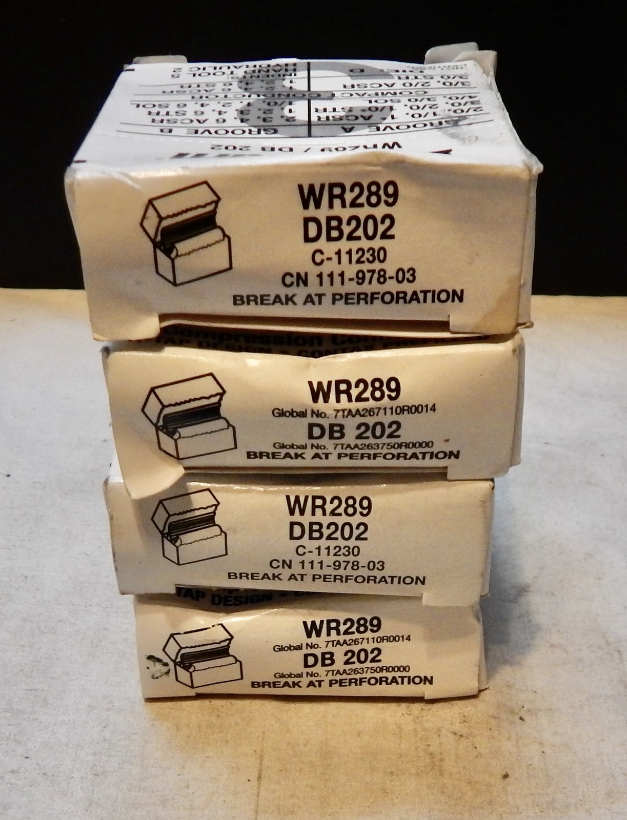 Blackburn WR289 Compress H Tap Conn 4ea 2/0 -1/0 ACSR 1-6 STR Prefilled ... - $19.99