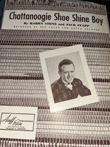 1950 Chattanoogie Shoe Shine Boy Harry Stone Jack Stapp Red Foley sheet music - $5.62