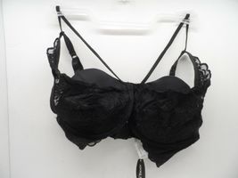 Adore Me Women's Lace Strappy Back Closure Bra 07488 Black 32C - $9.49