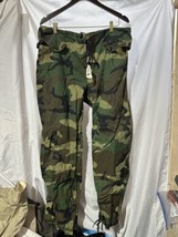US Army USGI Orc Improved Rainsuit MED Trousers/Pants Woodland BDU Water... - $59.39