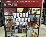 GTA Grand Theft Auto: San Andreas (Sony Playstation 3, 2005) PS3 Complet... - £13.42 GBP