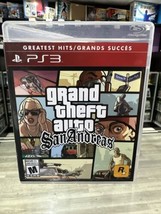 GTA Grand Theft Auto: San Andreas (Sony Playstation 3, 2005) PS3 Complete + Map - £13.21 GBP