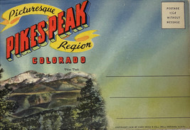 Picturesque Pikes Peak Region Colorado Postcard Book 18 Prints - £17.25 GBP
