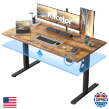 Klicelor 55 Inch Large Electric Standing Desk Height Adjustable Office D... - $191.16