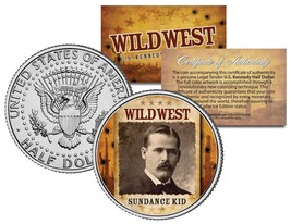 Sundance Kid * Wild West Series * Jfk Kennedy Half Dollar U.S. Coin - $12.16