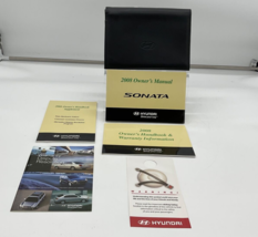 2008 Hyundai Sonata Owners Manual Case Handbook Set with Case OEM J02B40006 - £14.11 GBP