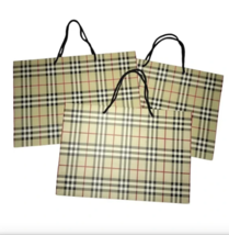 BOGO- 3 Pcs. Burberry Shopping Paper Bags - £47.74 GBP