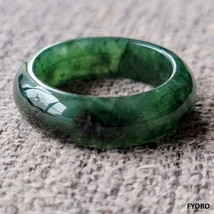 Deep Burmese Jade Statement Ring - £180.13 GBP