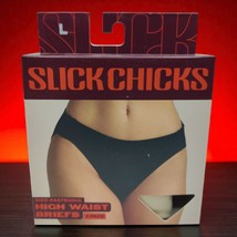 SLICK CHICKS Adaptive High Cut Brief Panty Beige Sz Large Side Fastening... - $272.93 MXN