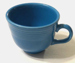 Fiesta Blue HLC USA Vintage 80s Homer Laughlin Lead Free Retired Teacup 3.5&quot; - £6.67 GBP