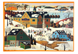 Heronim Jigsaw Puzzle MAPLE SUGARING 1000 Piece Rose Art New Sealed Vintage - $27.16