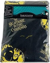 Vinyl Tablecloth Nightmare Before Christmas 60x84 Flannel Back Sally Jack NEW - £9.86 GBP