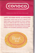 Vintage Conoco Oil Gas Station Greeting Card Happy Occasion Promotion Pack - $2.99