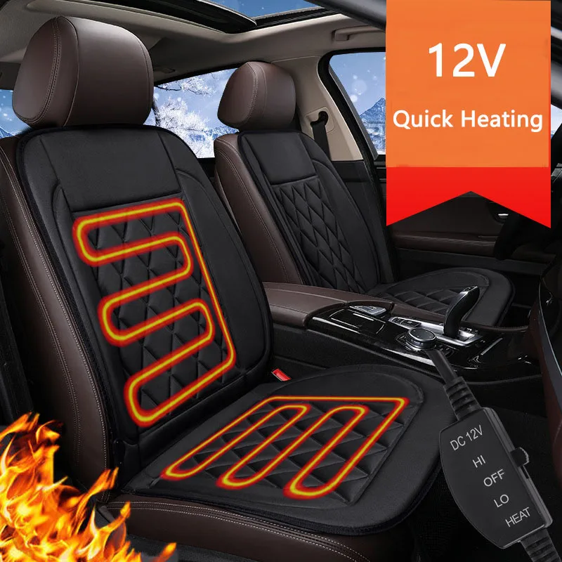 Car Seat Heater Cushion Warmer Cover Winter Heated Warm High Low Tempera... - $19.27+