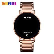 SKMEI Fashion Men Digital Watch Male Touch Screen LED Light Display 3bar Waterpr - £51.46 GBP