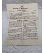 Vintage 1975 Wilton Instructions For The Holly Hobbie Cake - €11,11 EUR